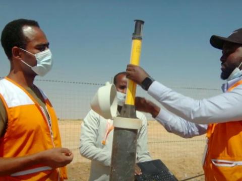 Measuring groundwater